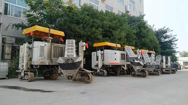 Construction characteristics and advantages of curb stone sliding machine